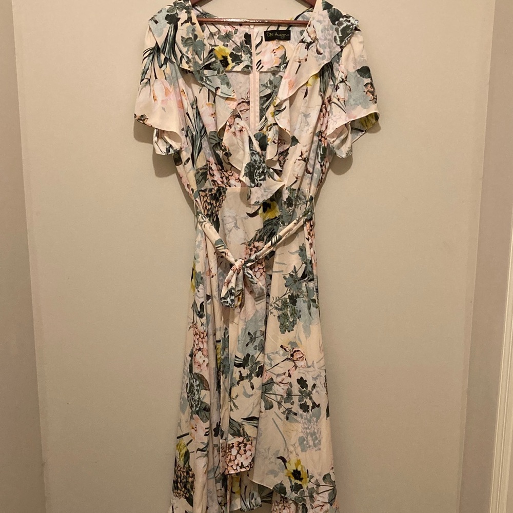 Floral Print Women's Dress sz16W